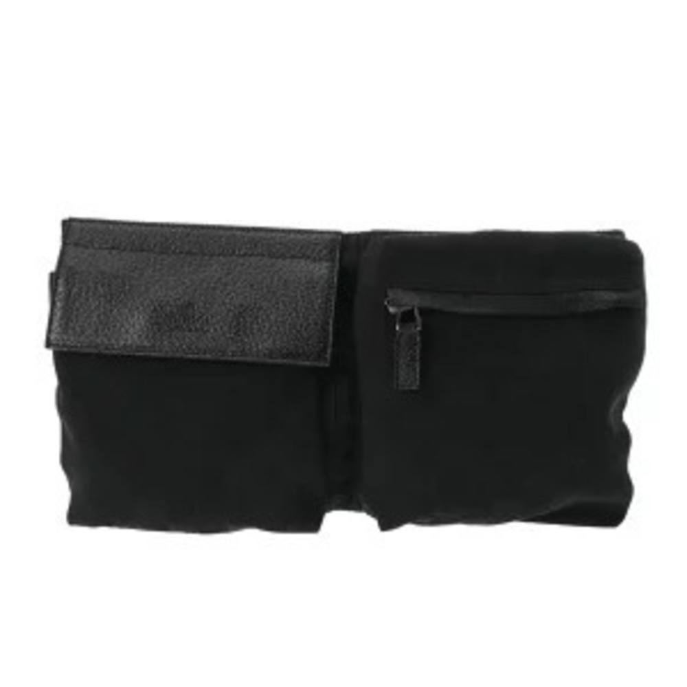 Gucci Black Belt Canvas Clutch Bum Waist Crossbody Body Bag Leather GG - Picture 2 of 9